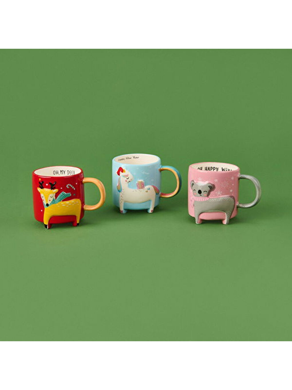 Karışık 3 Boyutlu Hayvan Figürlü Kupa - Asorti - 420 ml-4