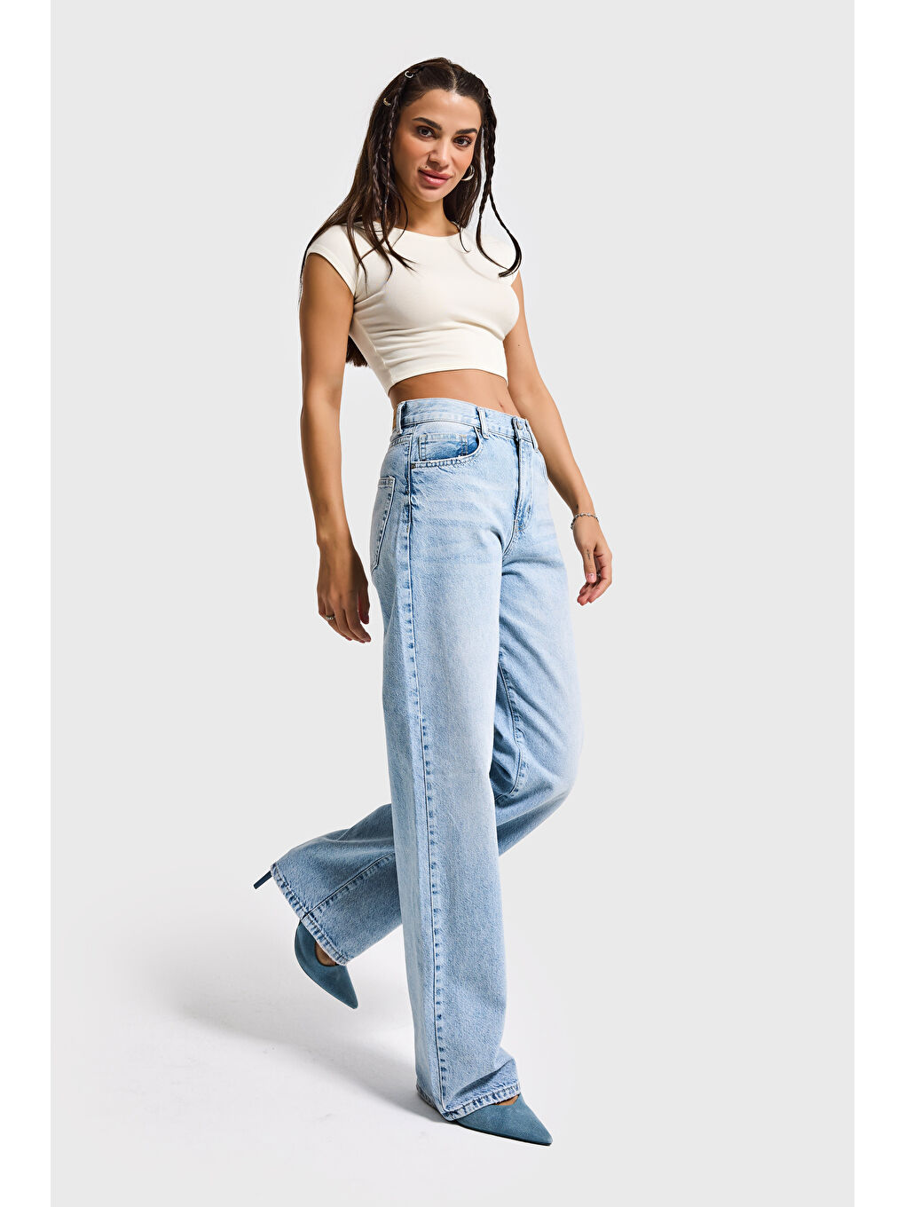 Mavi Kadın Ice Jean Rengi Lora 4s6-32 Loose Fit %100 Pamuk Denim Jean