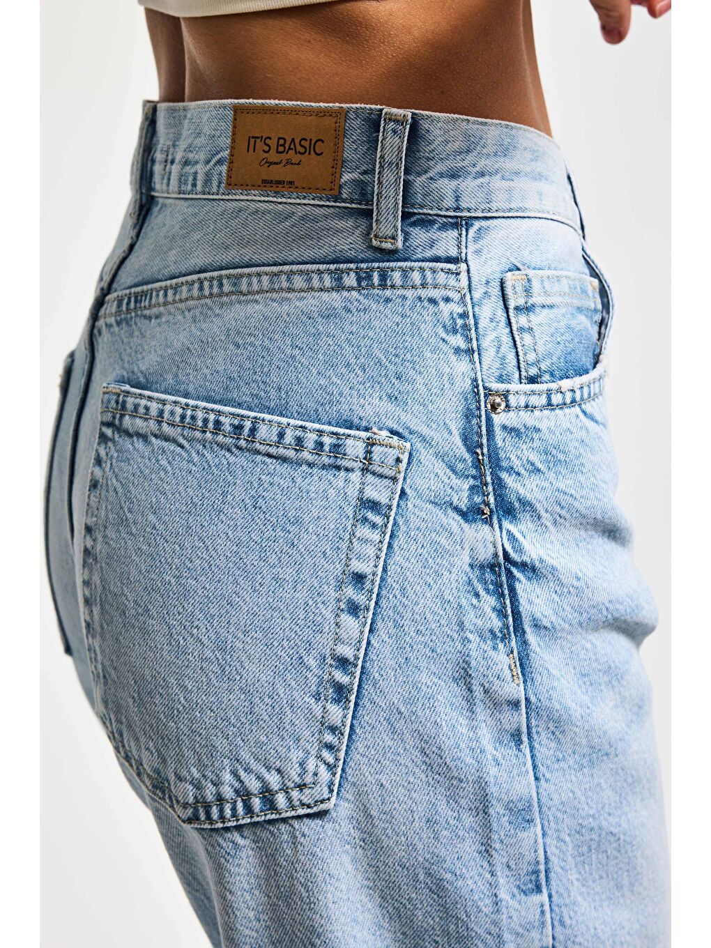 Mavi Kadın Ice Jean Rengi Lora 4s6-32 Loose Fit %100 Pamuk Denim Jean-3