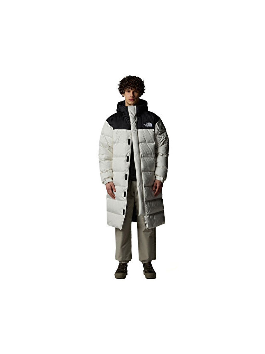 M Nuptse Parka Erkek Outdoor Montu (700 Dolgu Kaz Tüyü) Nf0a832jrou1 Bej