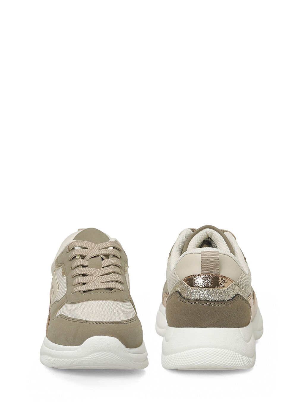 Bej TRX24S-037 W 6FX Kum Rengi Kadın Spor Ayakkabı-4