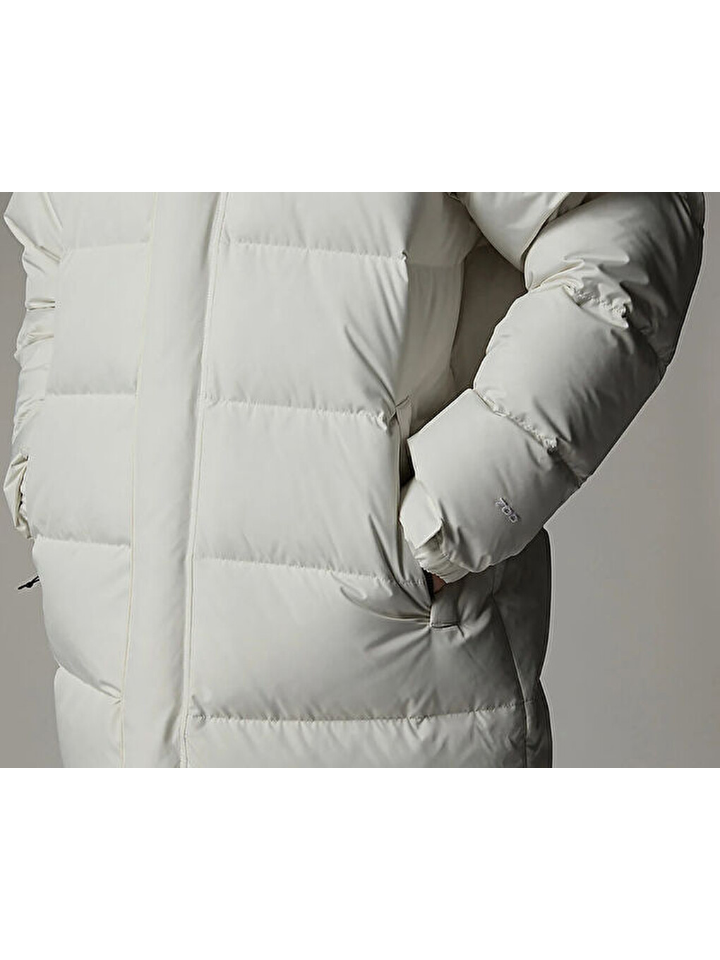 M Nuptse Parka Erkek Outdoor Montu (700 Dolgu Kaz Tüyü) Nf0a832jrou1 Bej-1