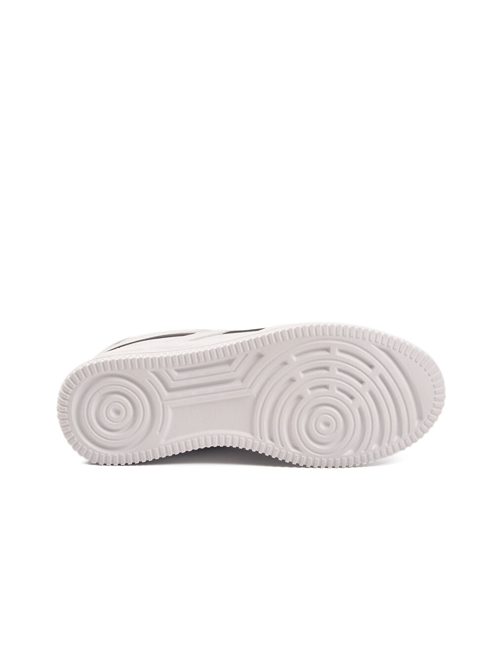 Beyaz Siyah Bağcıklı Hafif Cilt Unisex Spor Ayakkabı Marlow G-4