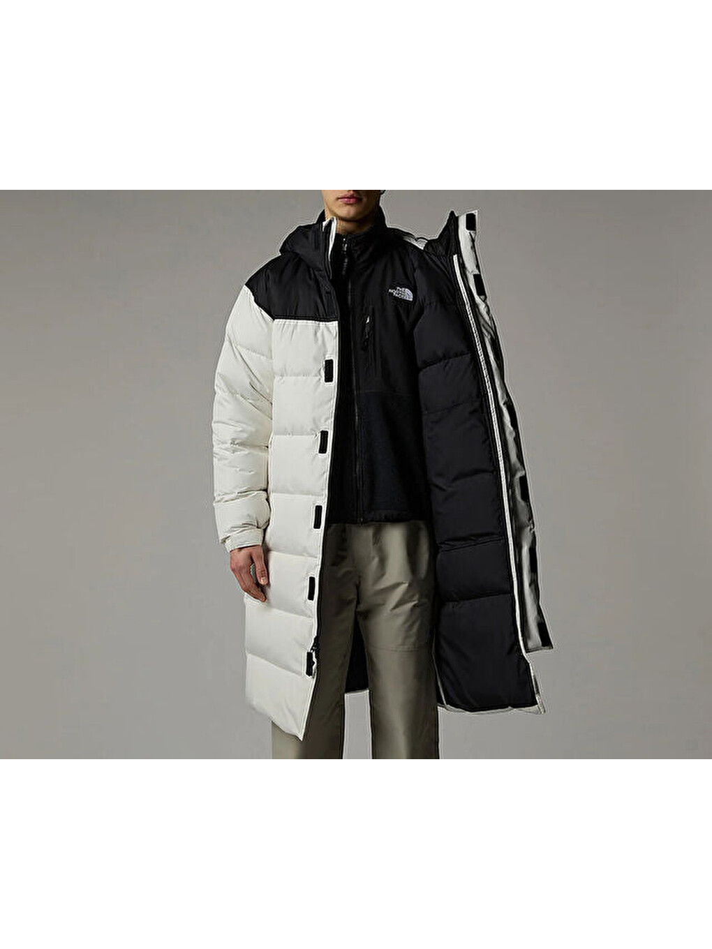 M Nuptse Parka Erkek Outdoor Montu (700 Dolgu Kaz Tüyü) Nf0a832jrou1 Bej-2