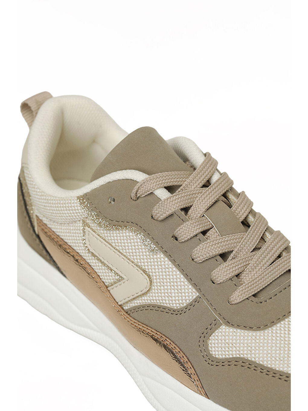 Bej TRX24S-037 W 6FX Kum Rengi Kadın Spor Ayakkabı-6