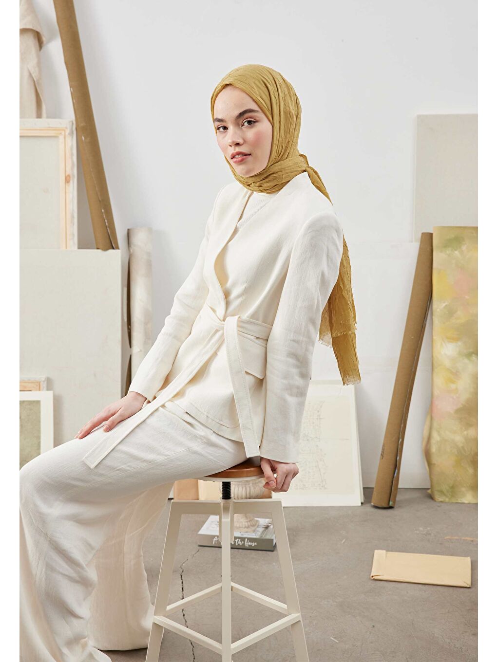 Bambu Şal Tatlı Sarı