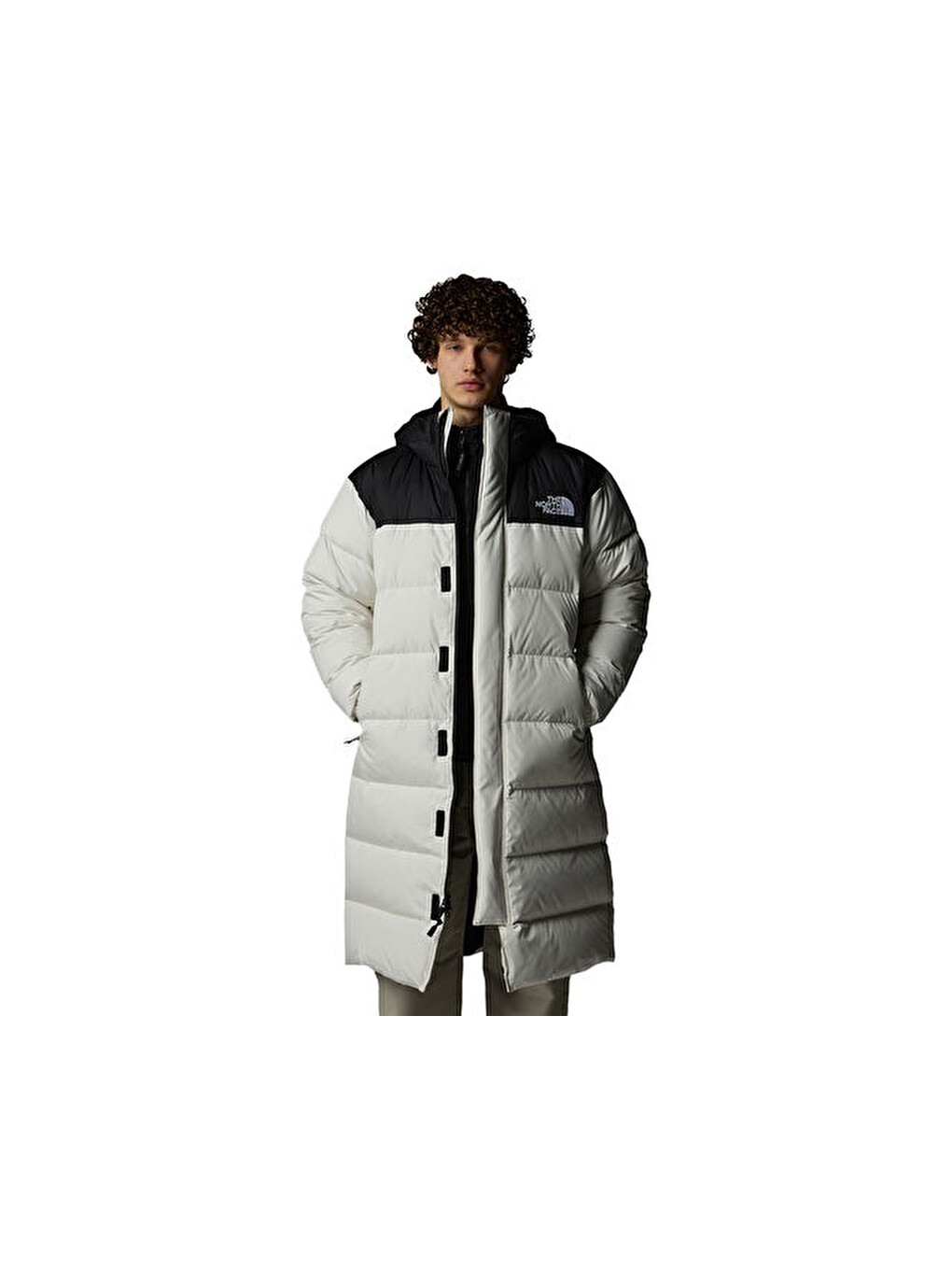 M Nuptse Parka Erkek Outdoor Montu (700 Dolgu Kaz Tüyü) Nf0a832jrou1 Bej-3