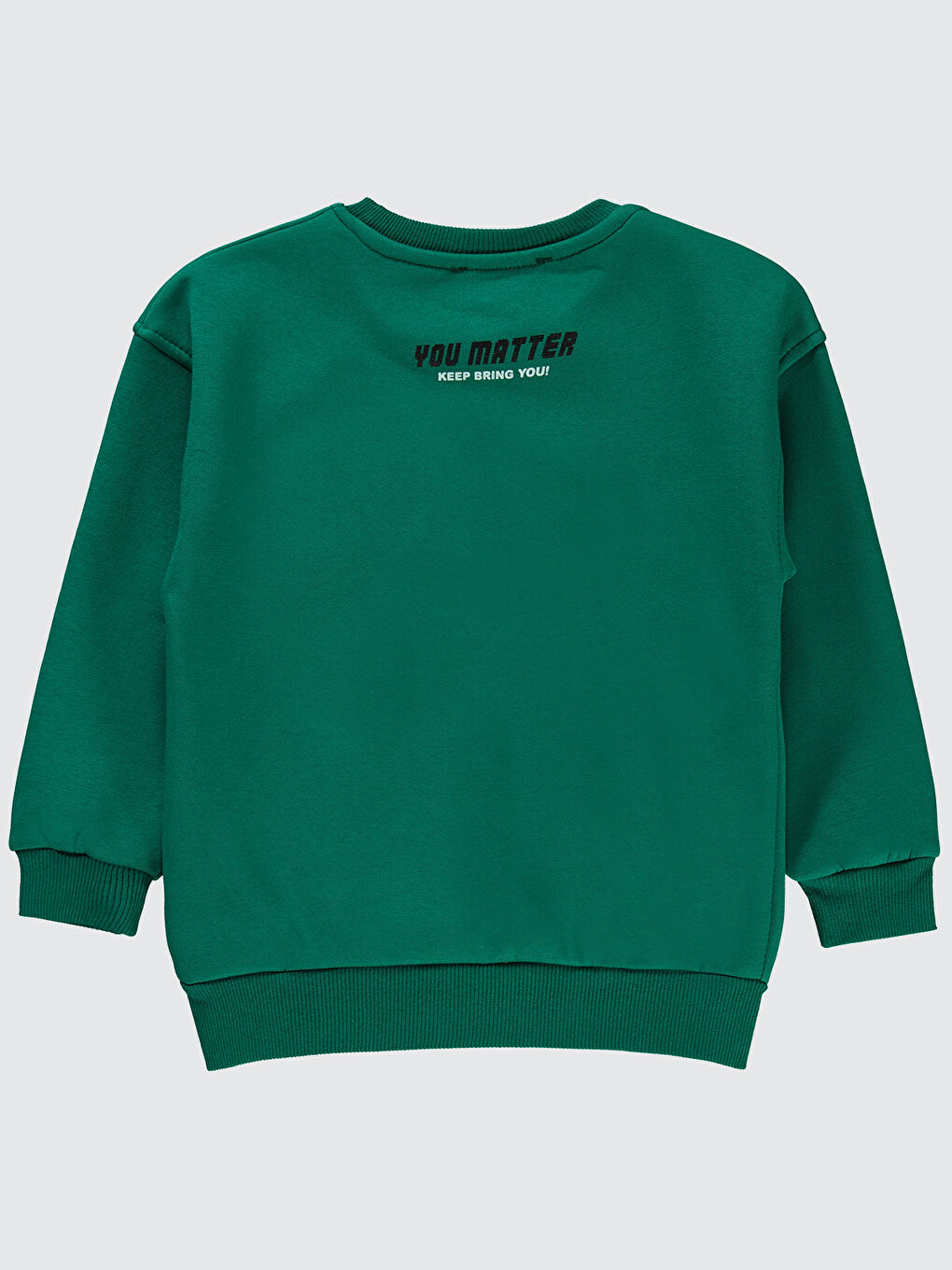 Yeşil Boys Erkek Çocuk Sweatshirt 10-13 Yaş Benetton-1
