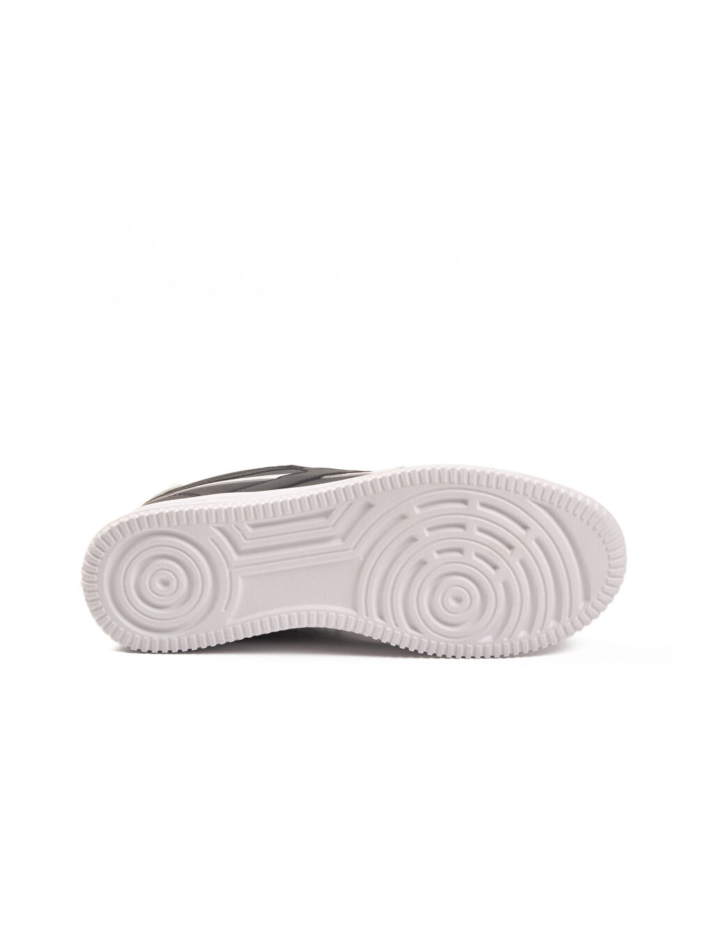 Siyah Beyaz Bağcıklı Hafif Cilt Erkek Spor Ayakkabı Marlow M-4