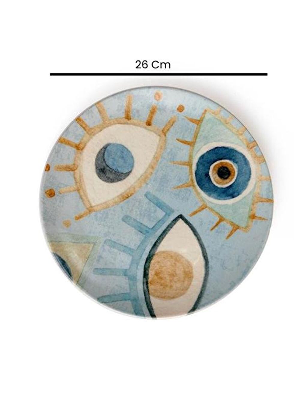 Karışık Amulet Servis Tabağı - Asorti - 26 cm-4