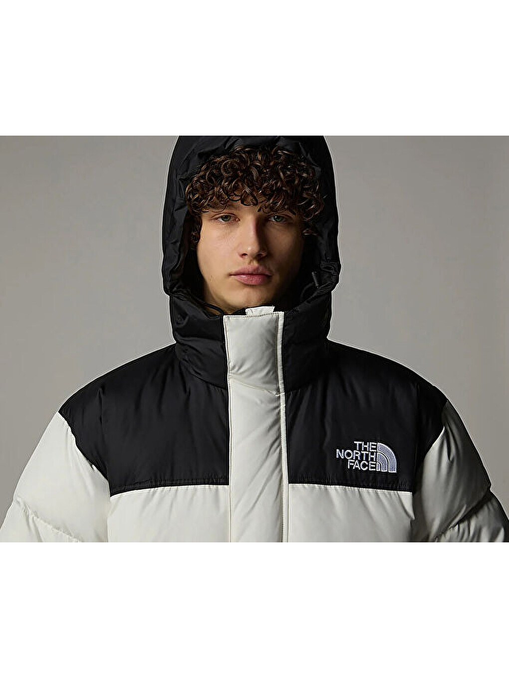M Nuptse Parka Erkek Outdoor Montu (700 Dolgu Kaz Tüyü) Nf0a832jrou1 Bej-9