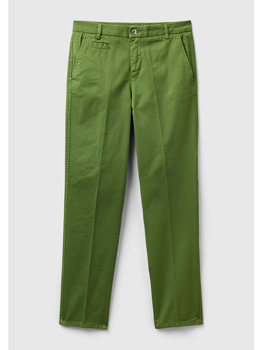 United Colors Of Benetton Kadın Soluk Yeşil Elastanlı Basic Chino Pantolon - 1