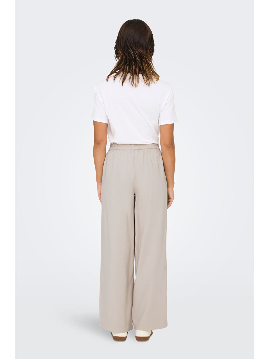 Bej Onlaris Regular Fit Normal Bel Geniş Paça Pantolon 15337956-2