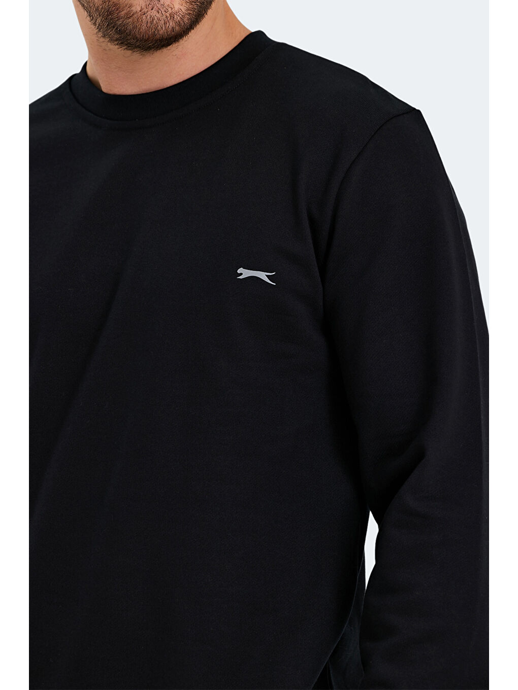 SLAZENGER KORAL Erkek Sweatshirt Siyah - 3