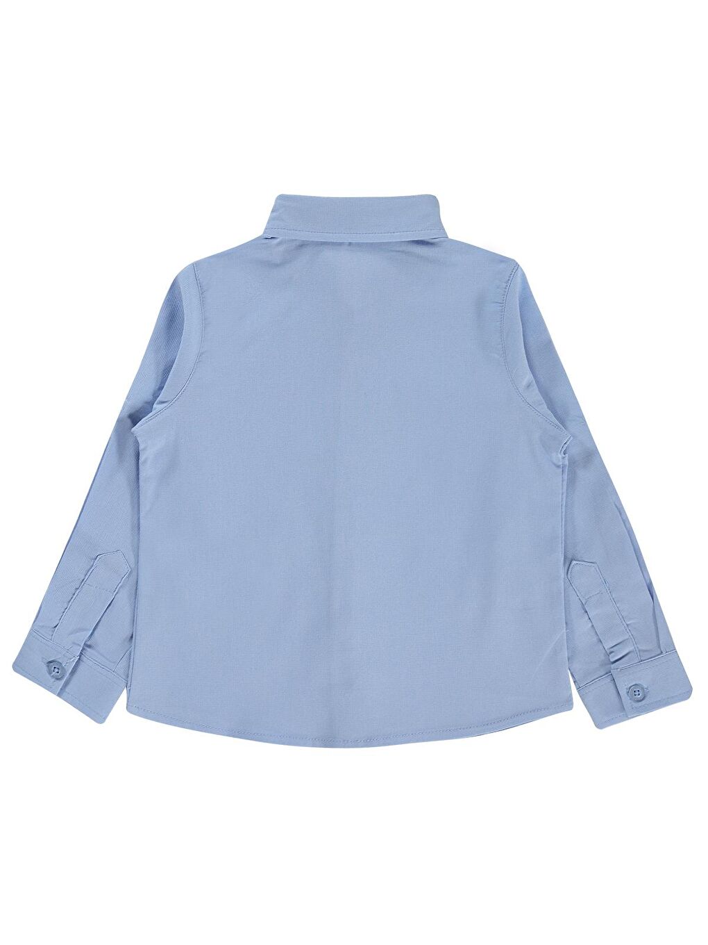 Boys Yelken Nakışlı 2-5 Yaş Gömlek - Mavi-1