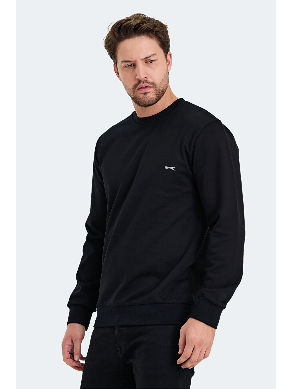 SLAZENGER KORAL Erkek Sweatshirt Siyah - 4