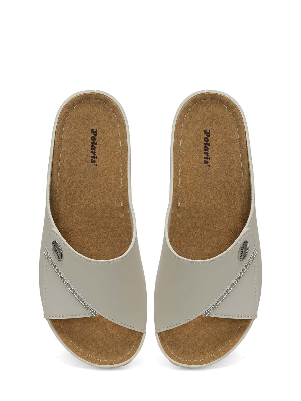 167242.Z6FX Beyaz Kadın Terlik-3