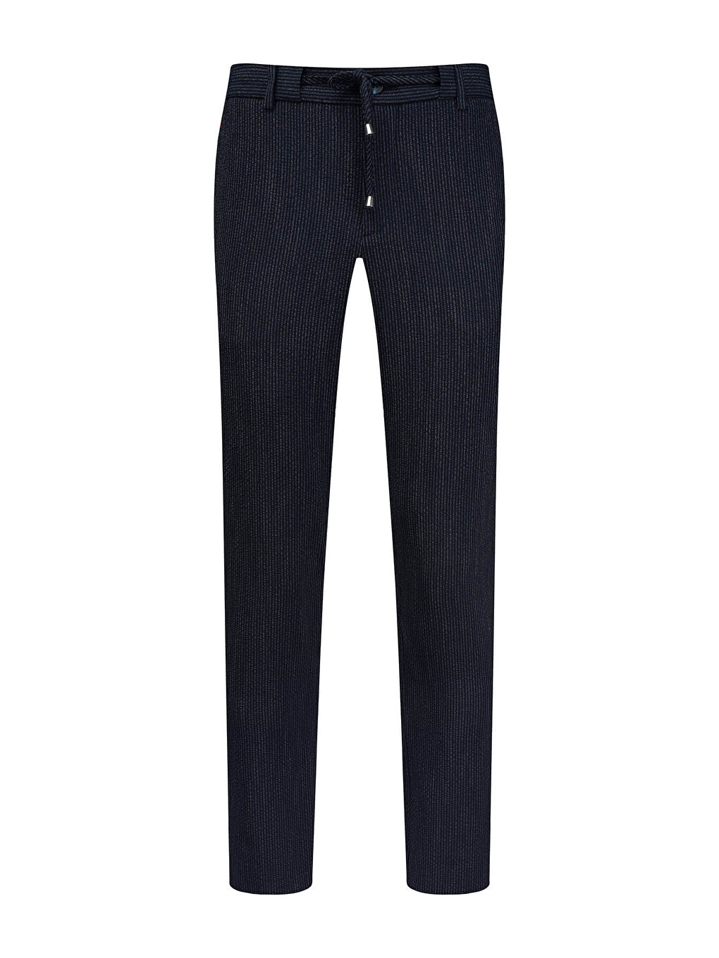 Mavi Rahat Kesim Yandan Cepli Jogger Pantolon