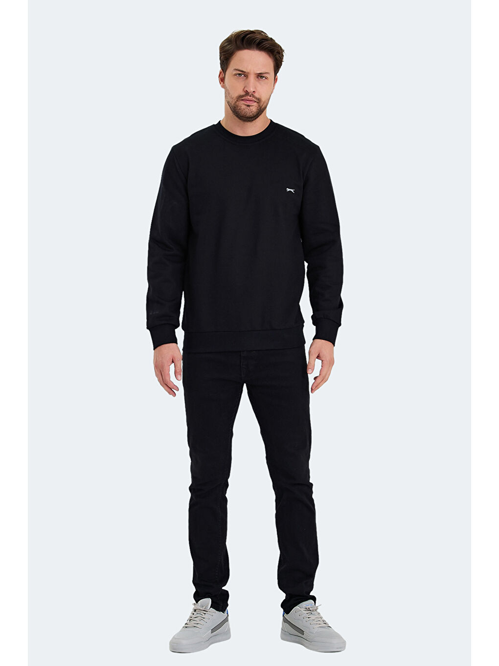 SLAZENGER KORAL Erkek Sweatshirt Siyah - 6