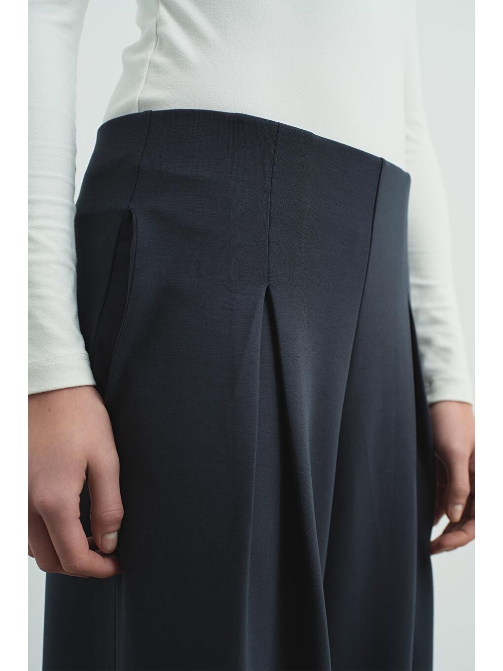 Gri Pure Touch Tek Pileli Pantolon Cc7007 Füme-2