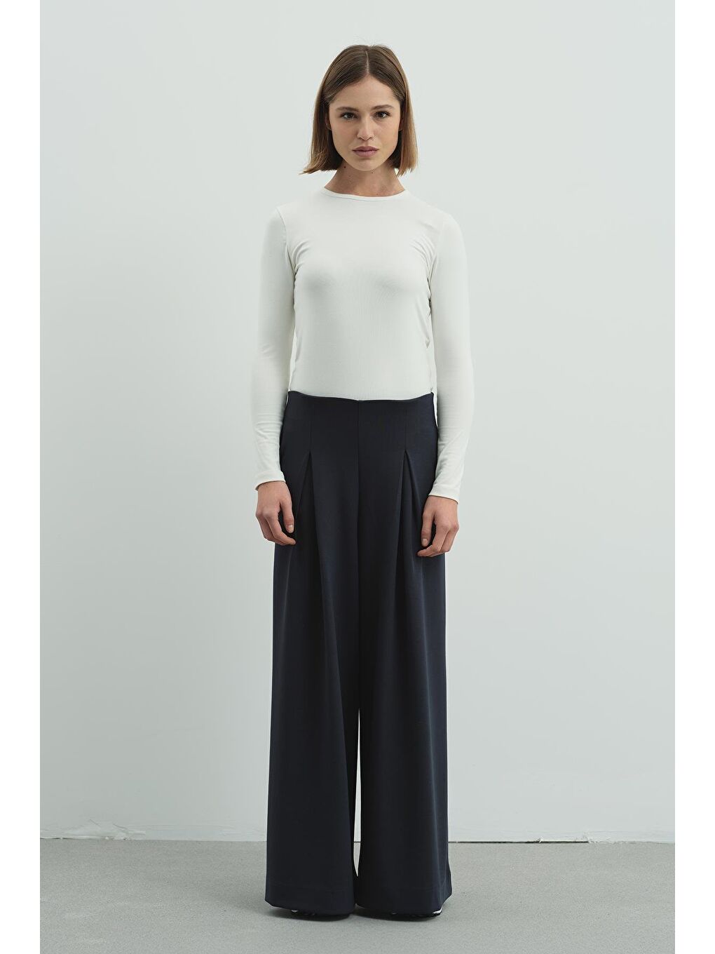 Gri Pure Touch Tek Pileli Pantolon Cc7007 Füme-3