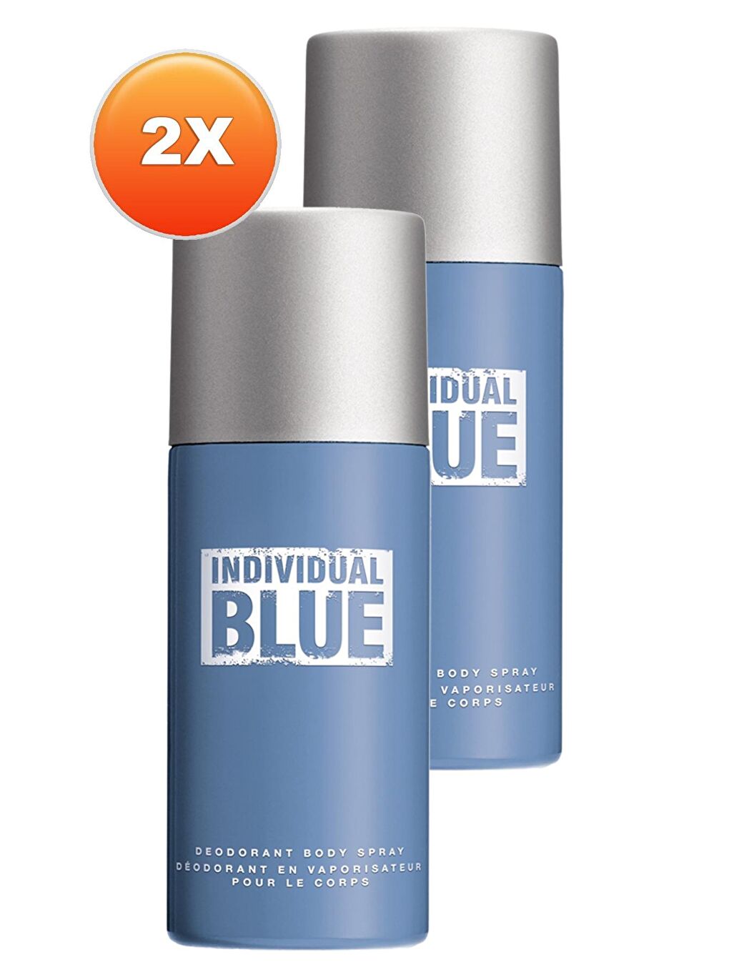 AVON Renksiz Individual Blue Erkek Deodorant 150 ml 2'li Set - 1