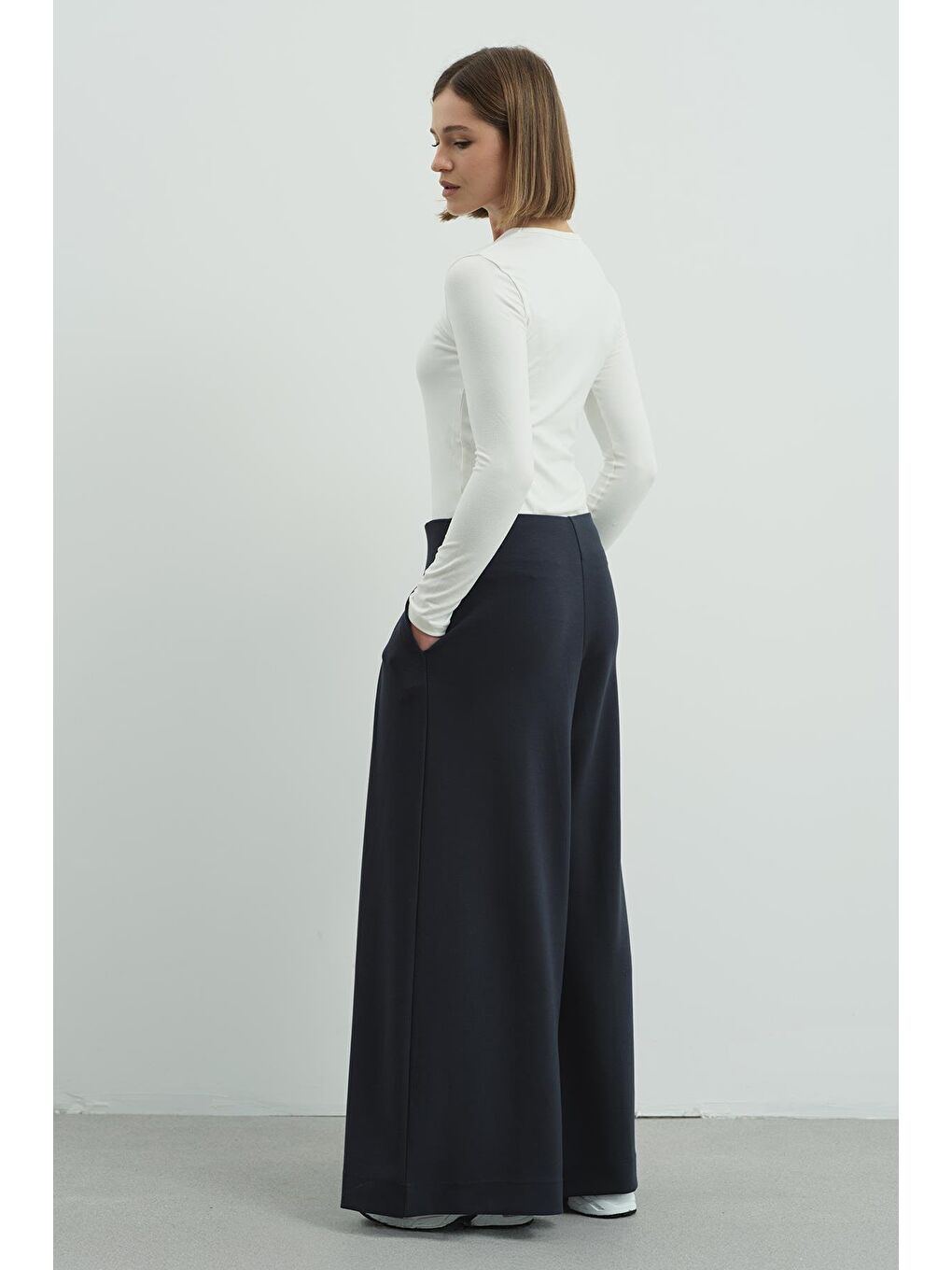 Gri Pure Touch Tek Pileli Pantolon Cc7007 Füme-9