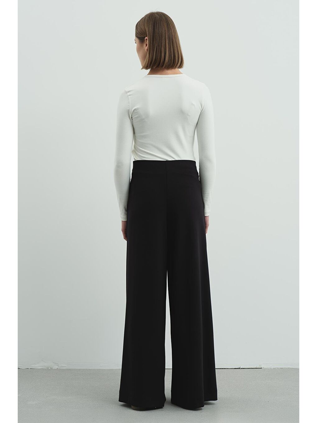 Pure Touch Tek Pileli Pantolon Cc7007 Siyah-5