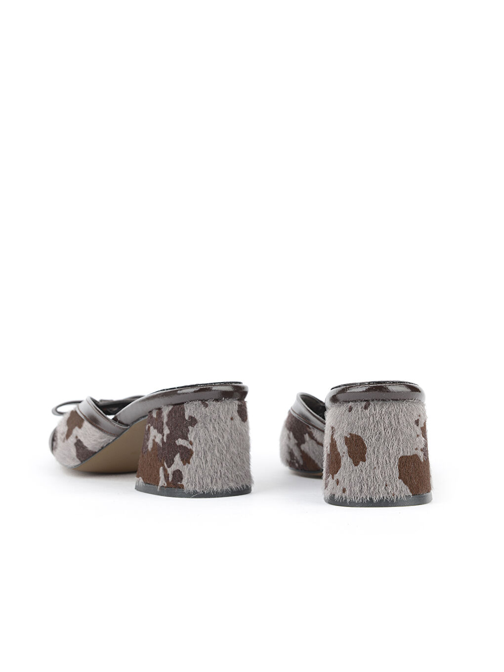 Kahverengi Kadın Topuklu Terlik 161996Z615 Kahve-2