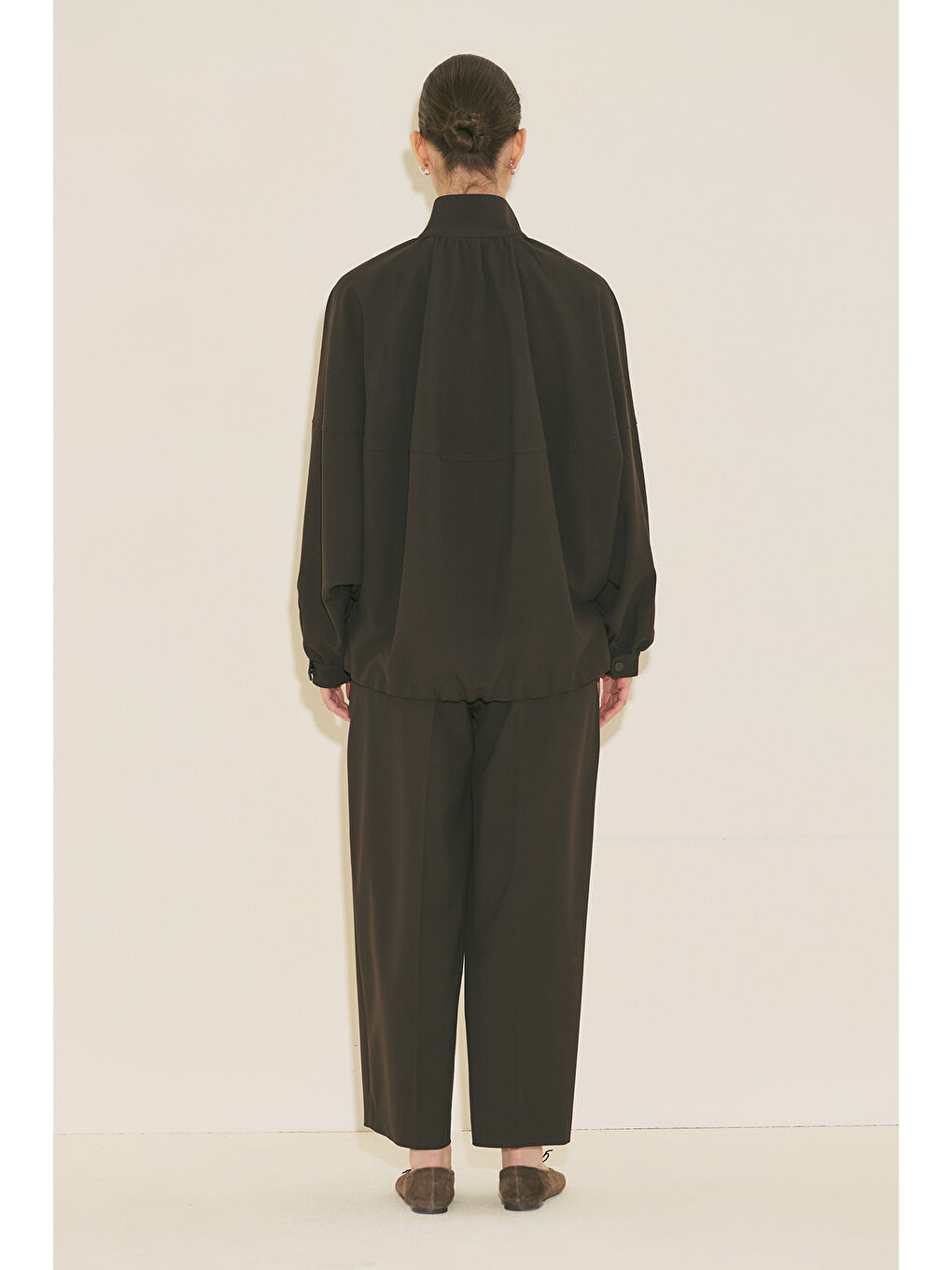 Premıum Bomber Ceket Kahverengi-3