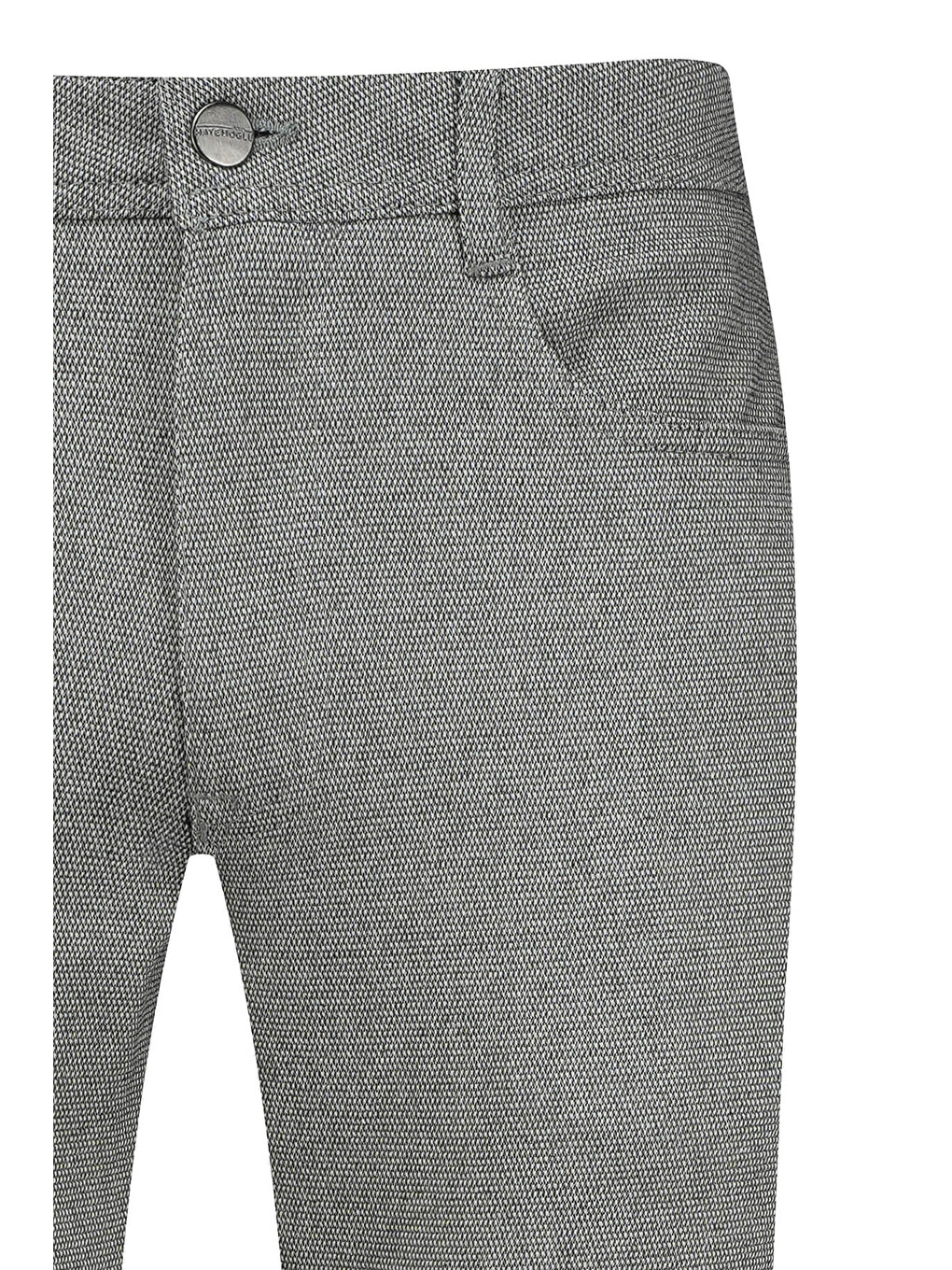 Gri Regular Fit 5 Cep Pamuklu Pantolon-1