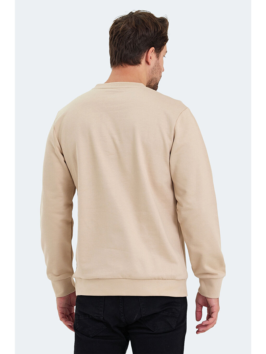 SLAZENGER KORAL Erkek Sweatshirt Bej - 1