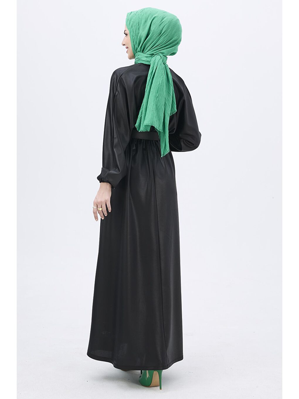 Bisiklet Kadın Siyah Elbise - 12015-4