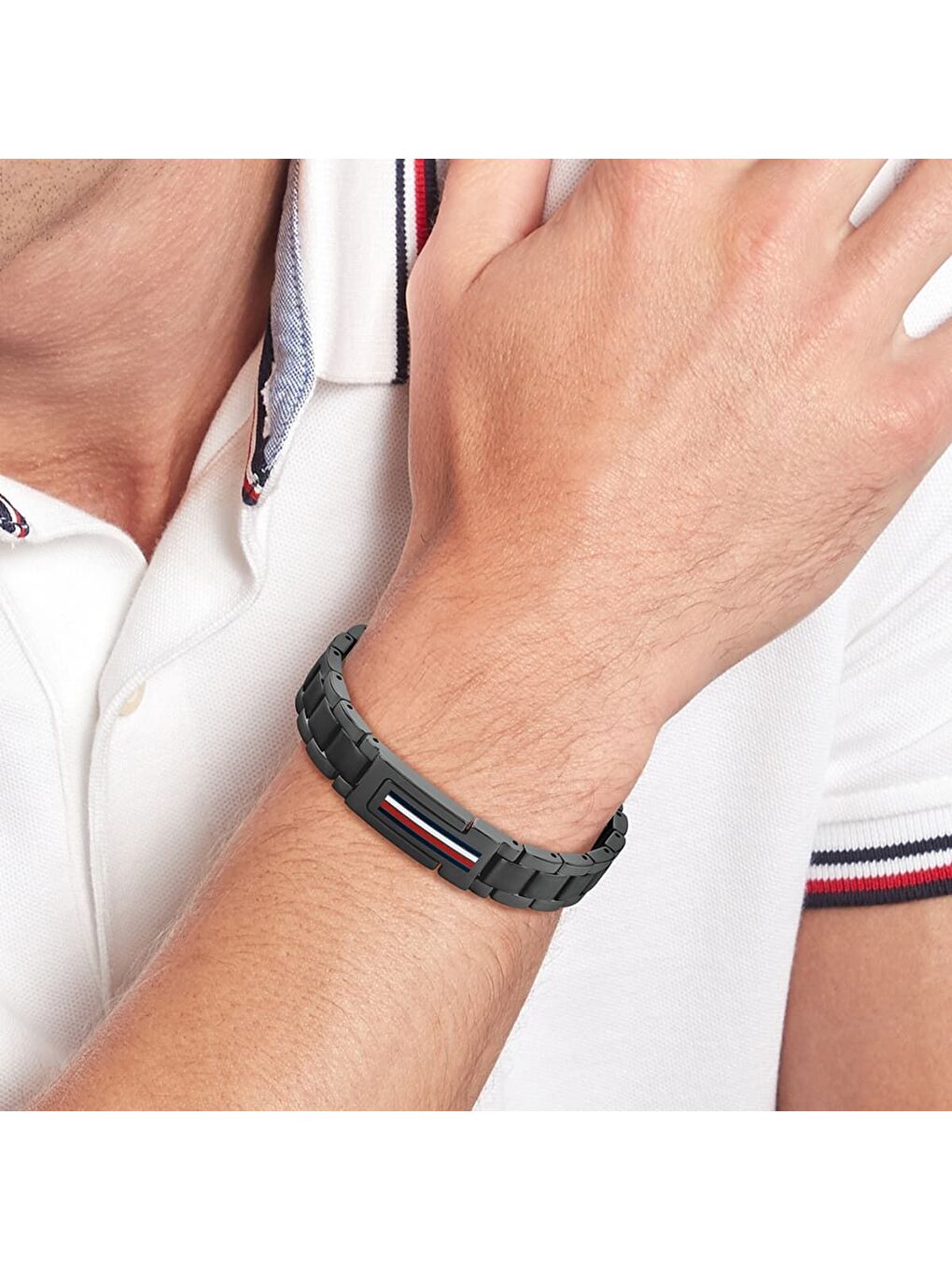 Siyah THJ2790597 Erkek Bileklik-1