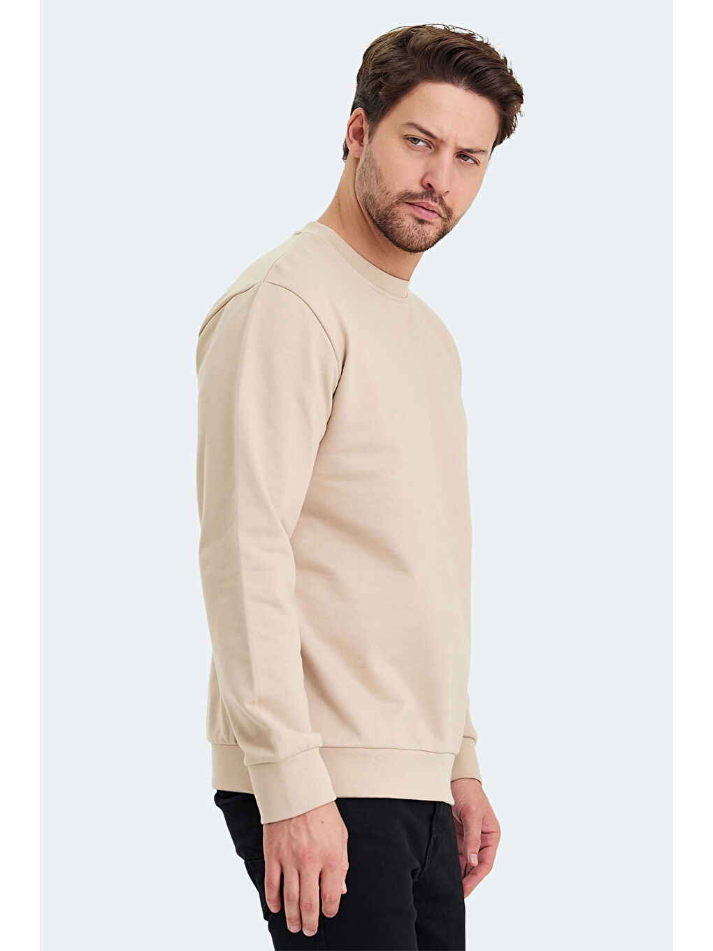 SLAZENGER KORAL Erkek Sweatshirt Bej - 3