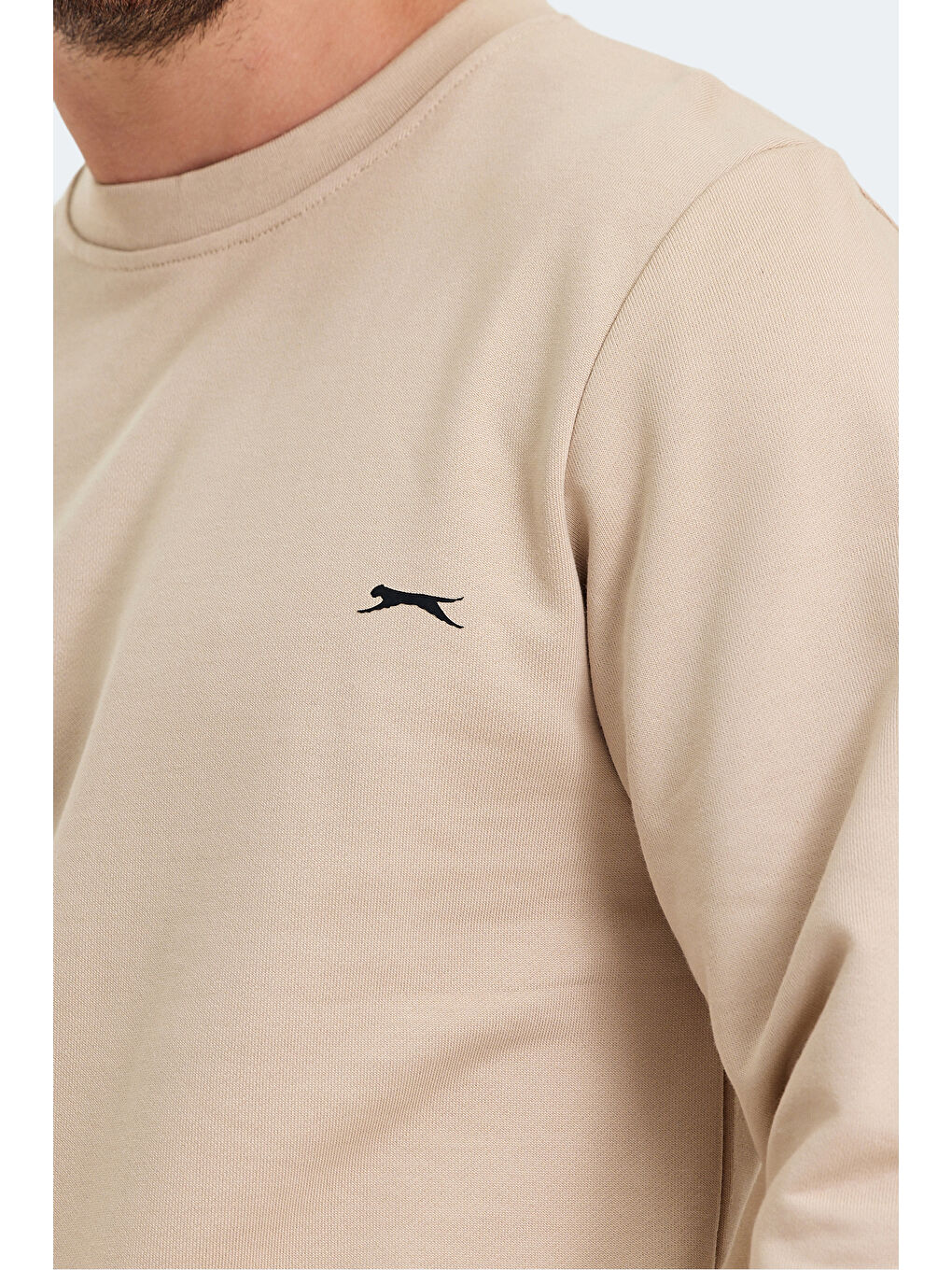 SLAZENGER KORAL Erkek Sweatshirt Bej - 4