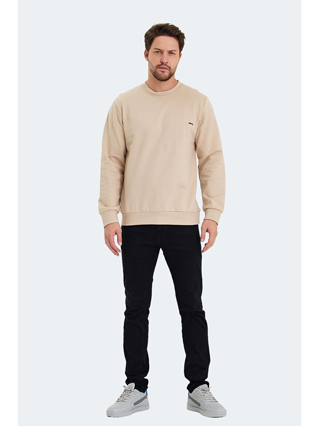 SLAZENGER KORAL Erkek Sweatshirt Bej - 6