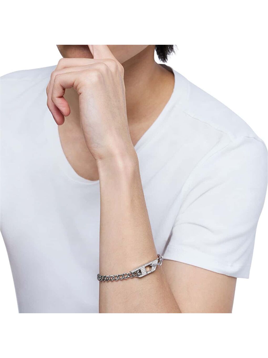 Gri DJDX1627-040 Erkek Bileklik-2