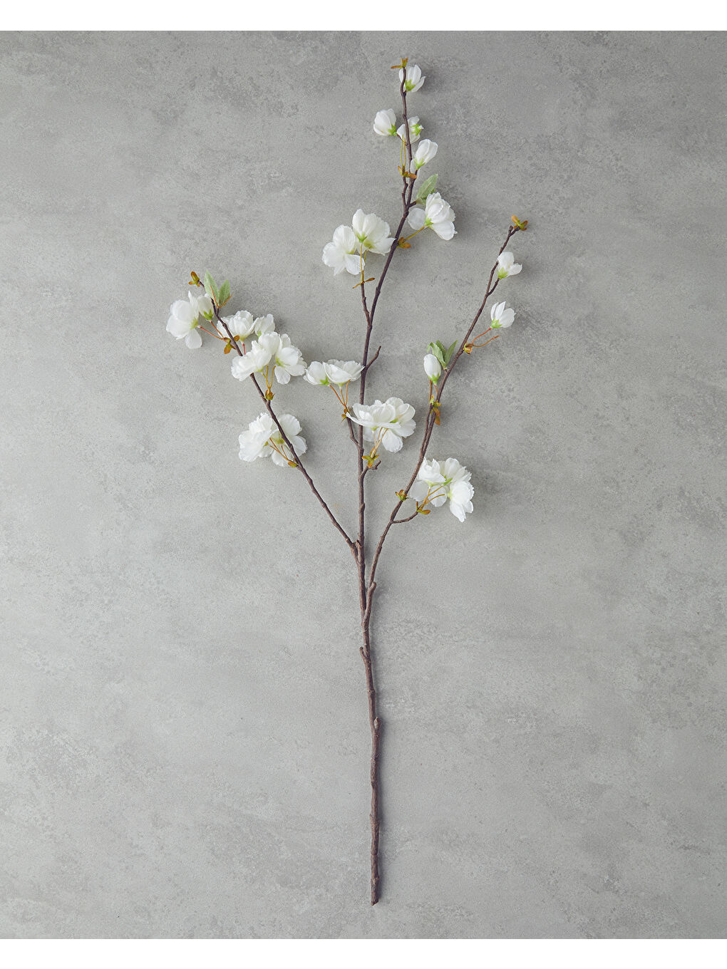 Sakura Tek Dal Yapay Çiçek Beyaz