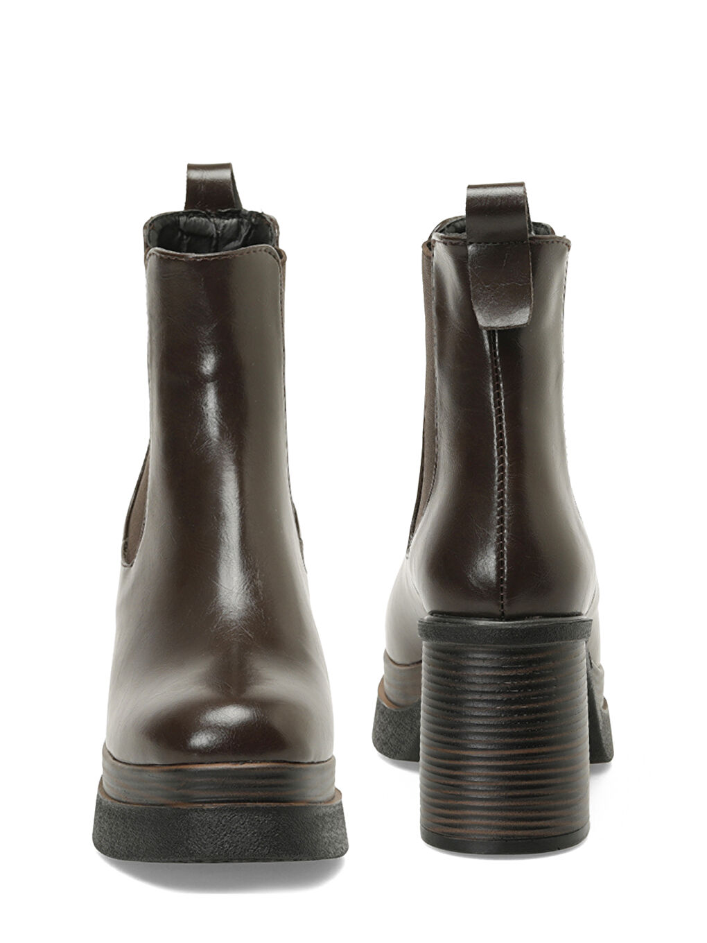 CLARA 4PR Kahverengi Kadın Topuklu Bot-4