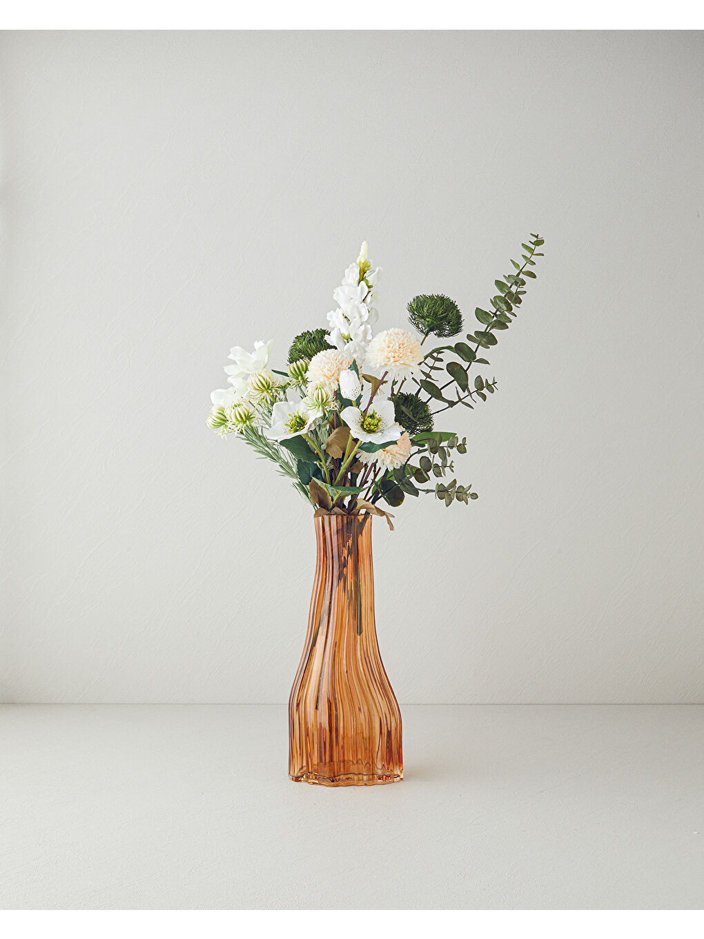 Sakura Tek Dal Yapay Çiçek Beyaz-2