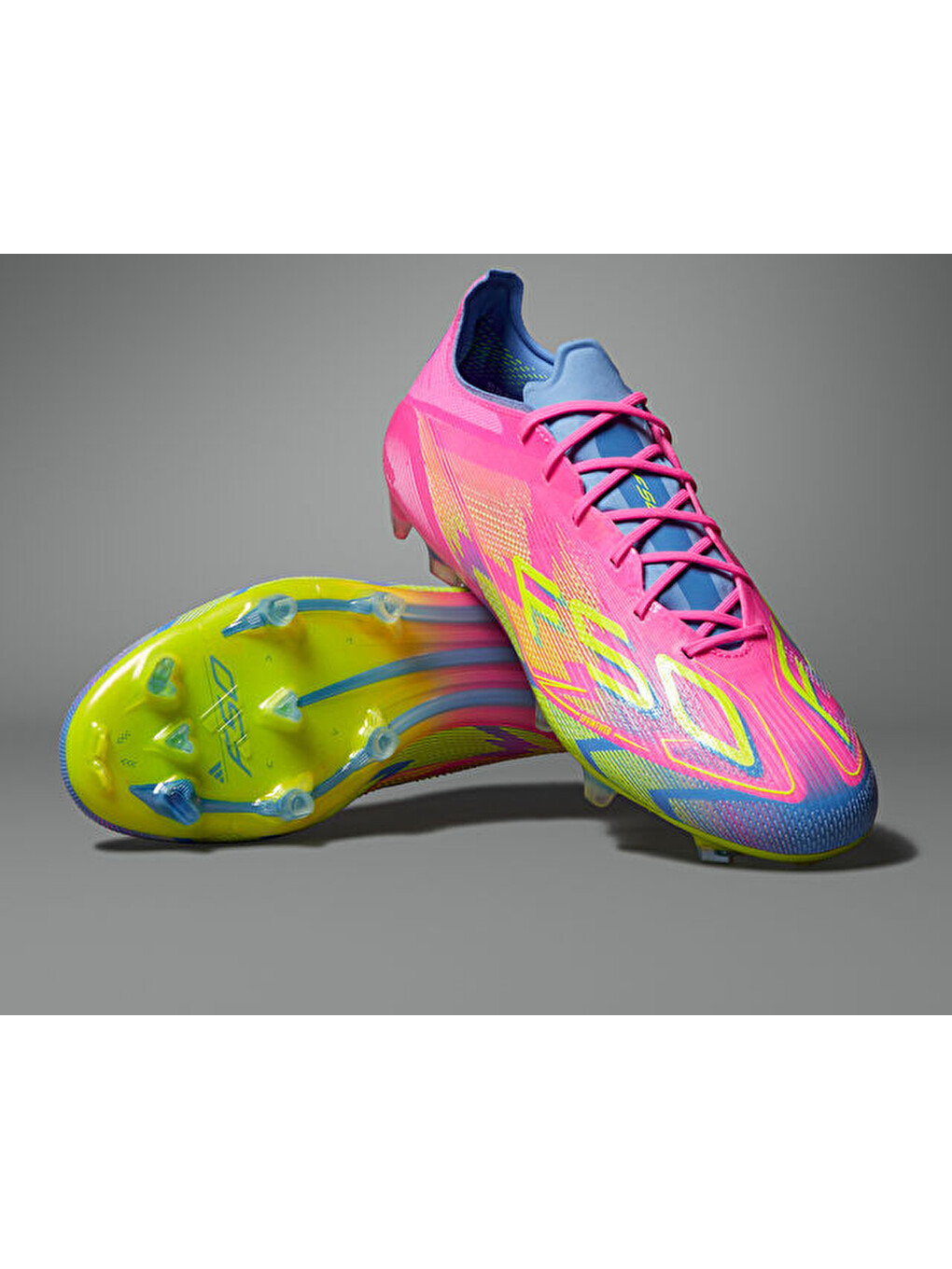 F50 Elite Fg Erkek Çim Zemin Kramponu Ie1203 Pembe-1