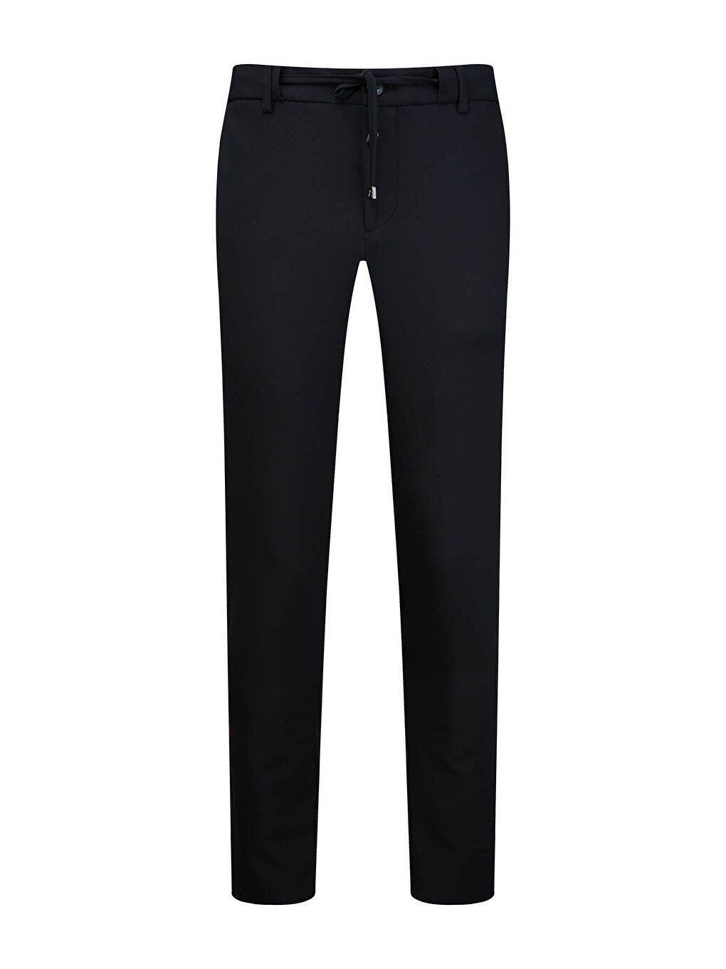 Siyah Rahat Kesim Yandan Cepli Jogger Pantolon