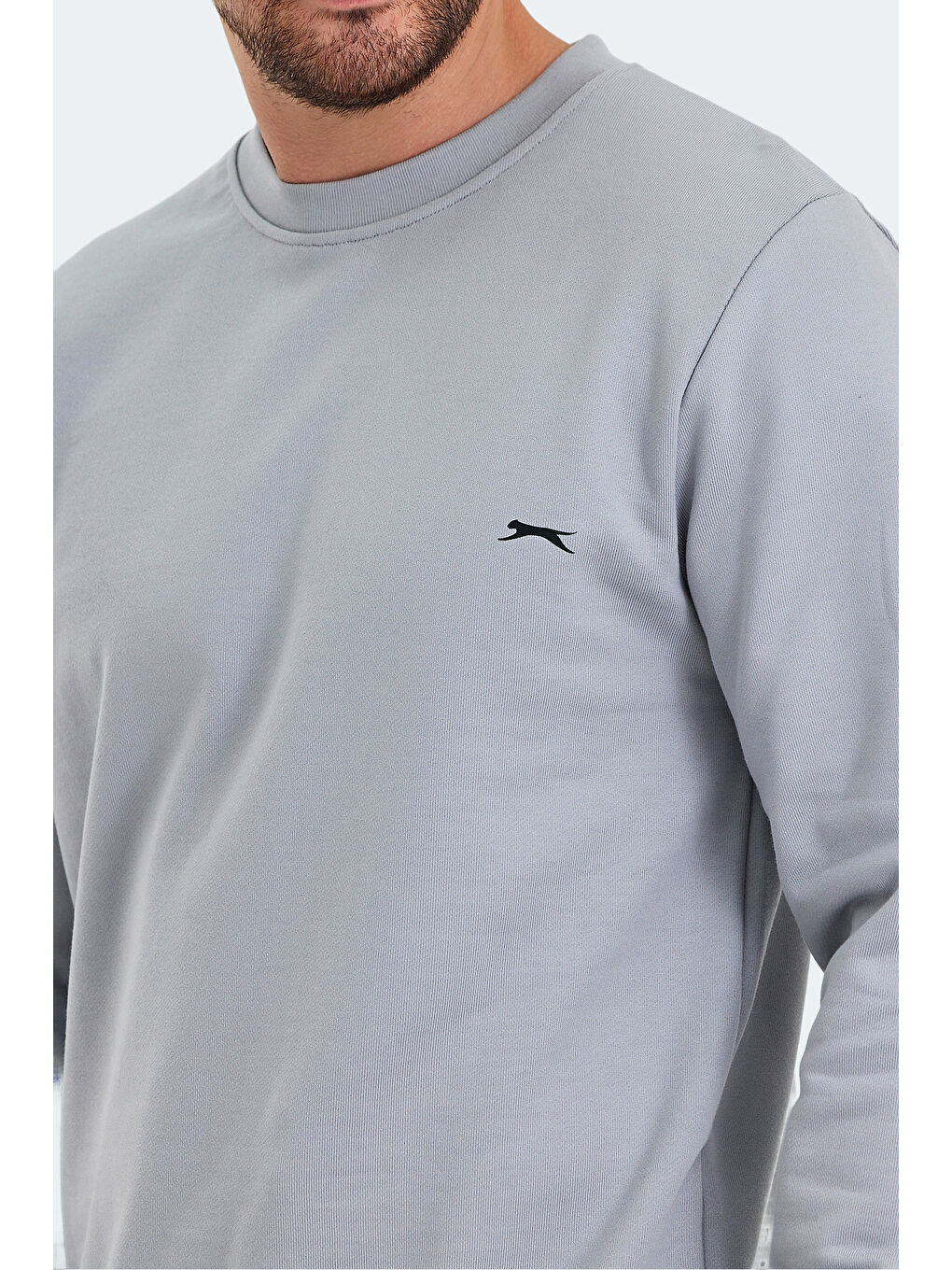 SLAZENGER KORAL Erkek Sweatshirt Gri - 3