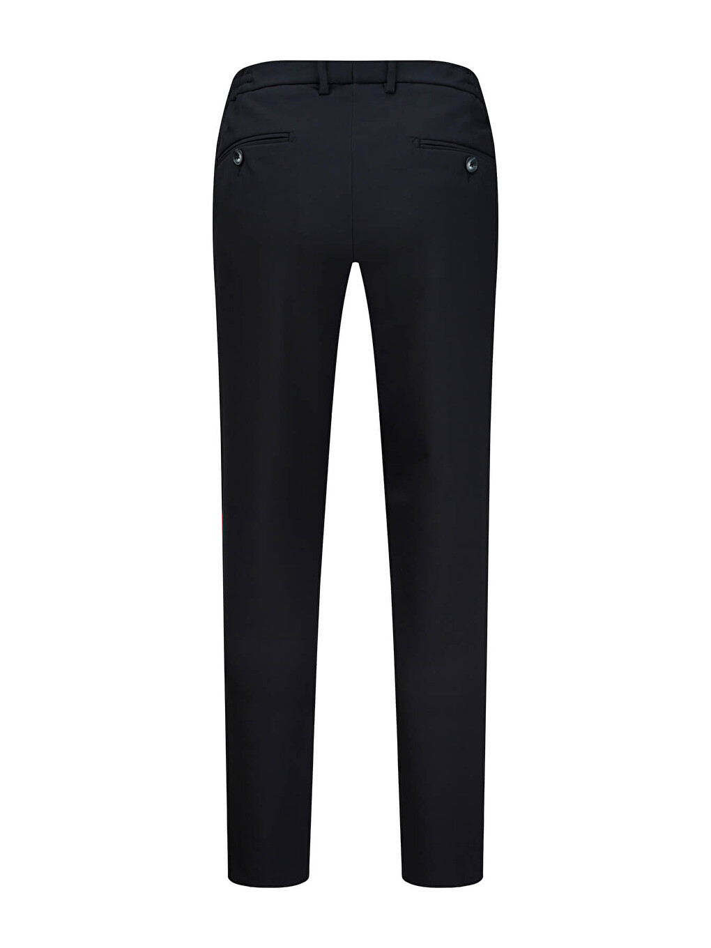 Siyah Rahat Kesim Yandan Cepli Jogger Pantolon-2