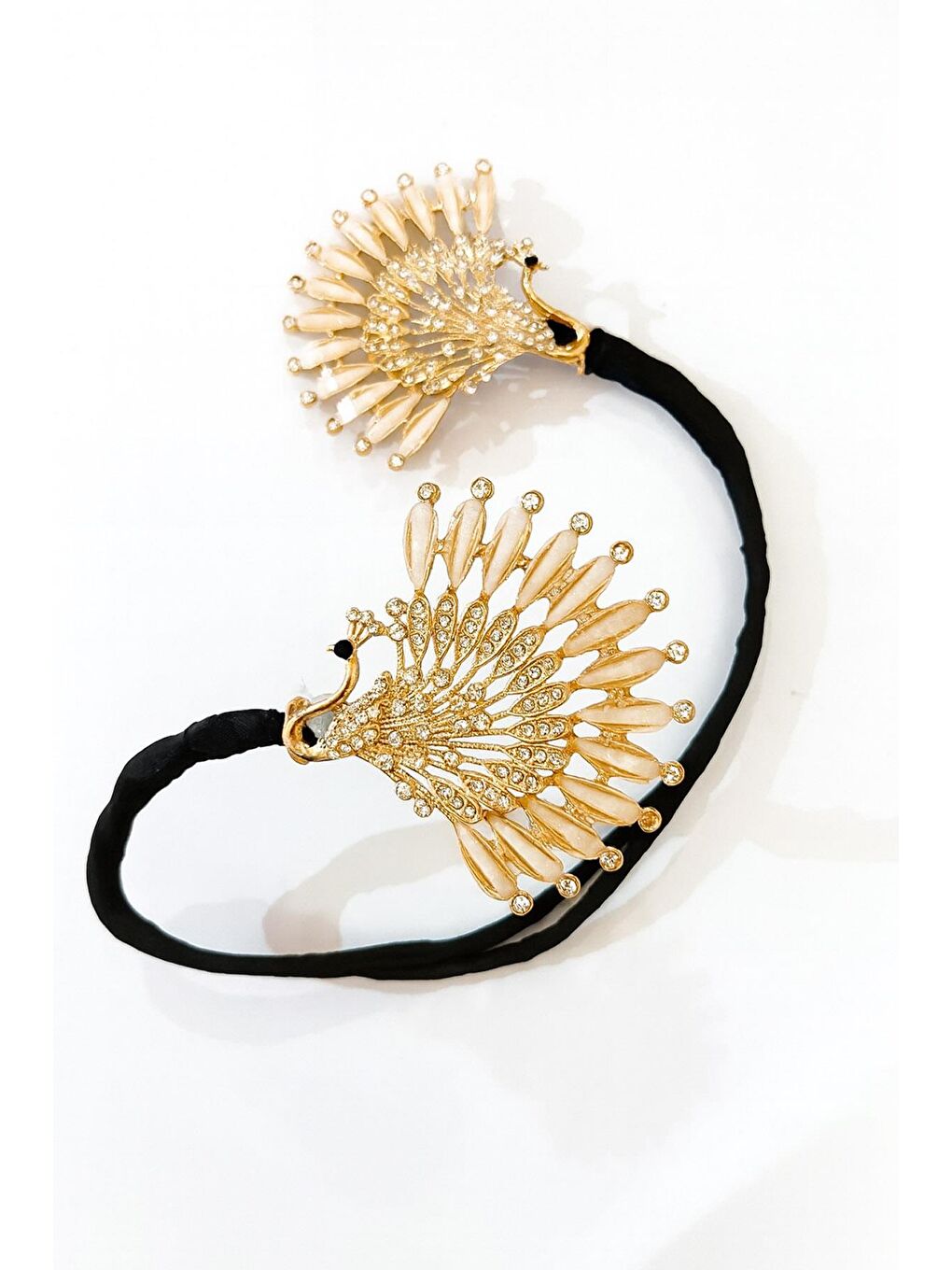 Sarı Saç Topuzu Süs Toka-1