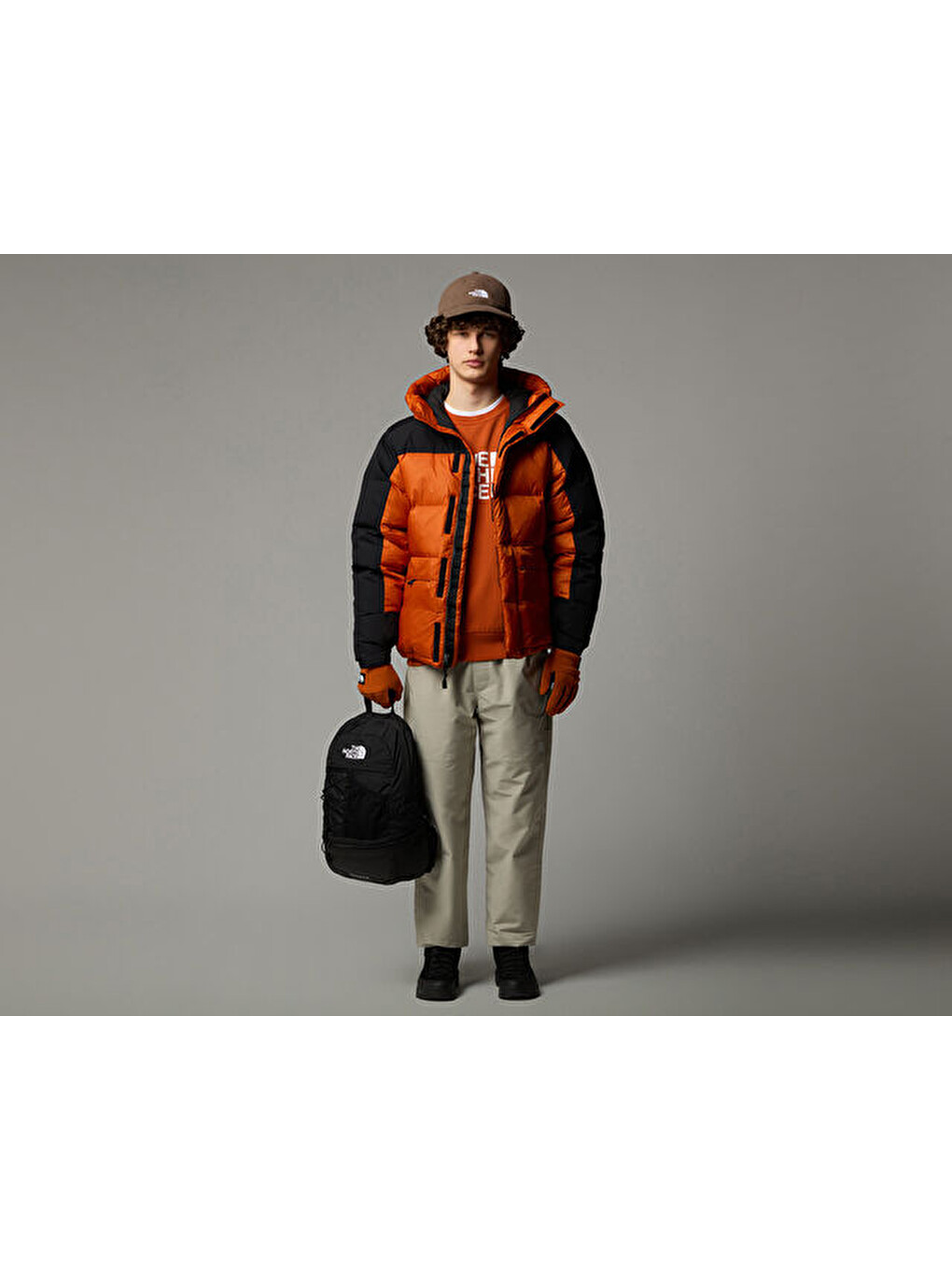 M Hmlyn Down Parka Erkek Outdoor Montu (550 Dolgu Kaz Tüyü) Nf0a4qyx5po1 Turuncu-3