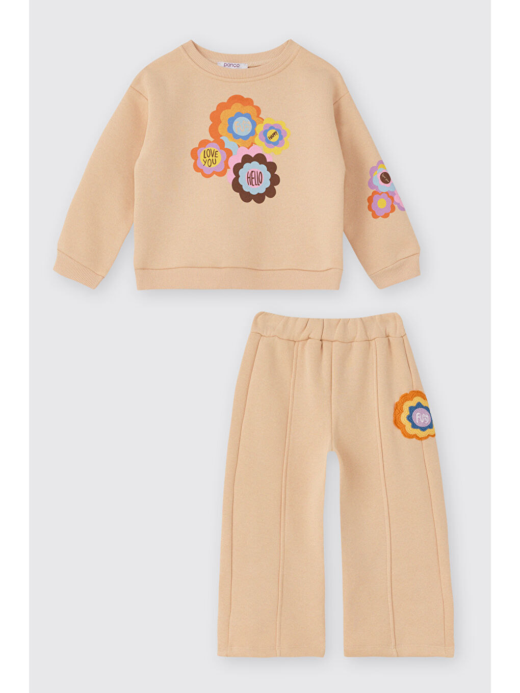 Kız Bebek Bej 2'li Takım