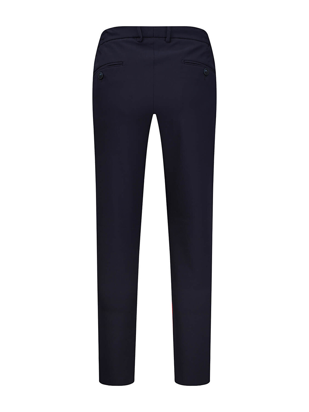 Lacivert Rahat Kesim Yandan Cepli Jogger Pantolon-2