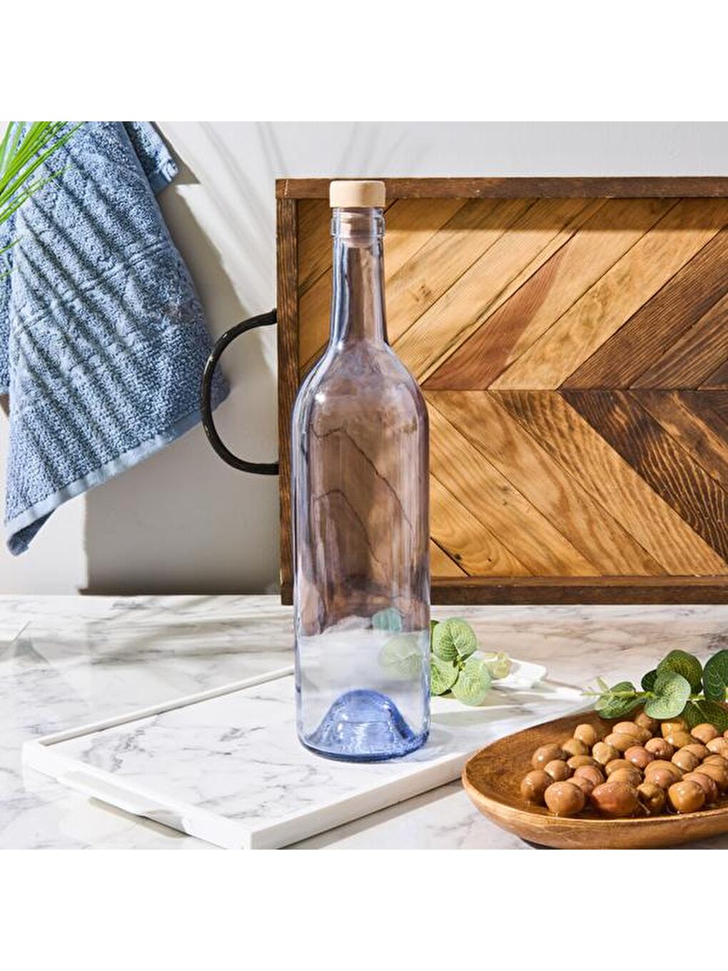 Karışık Mantar Kapaklı Yağdanlık - Asorti - 750 ml